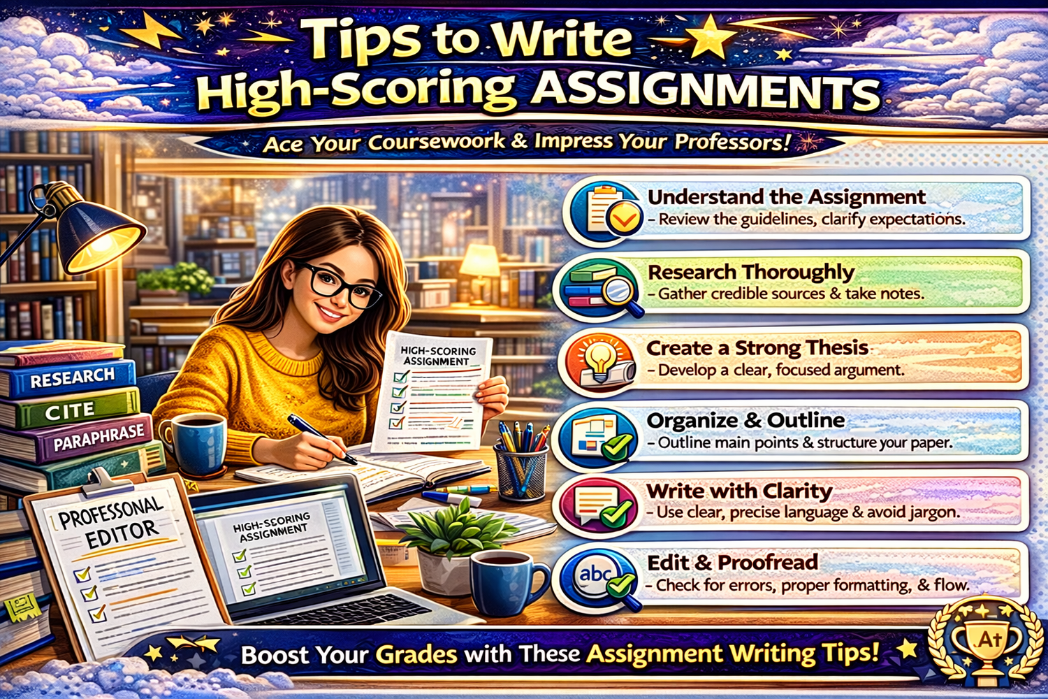 Tips to Write High-Scoring Assignments