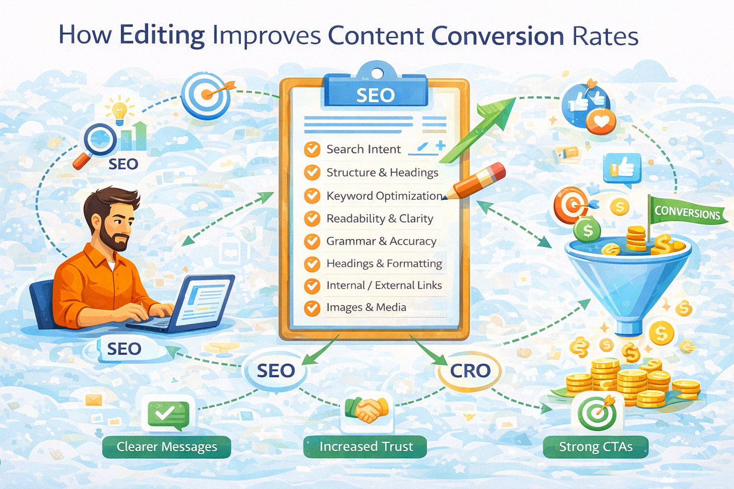 How Editing Improves Content Conversion Rates