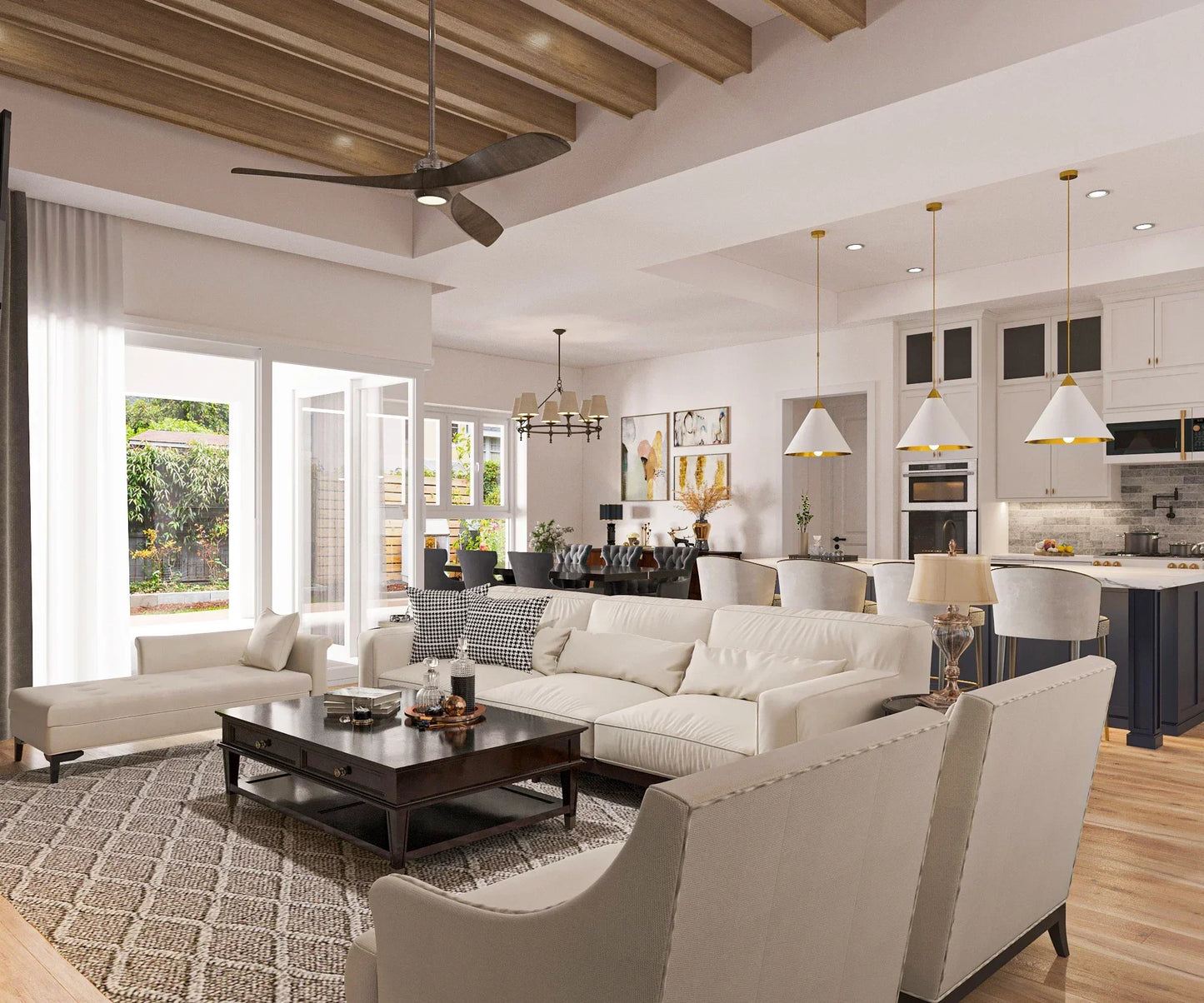 I will design and render realistic 3d interior, exterior, floor plan