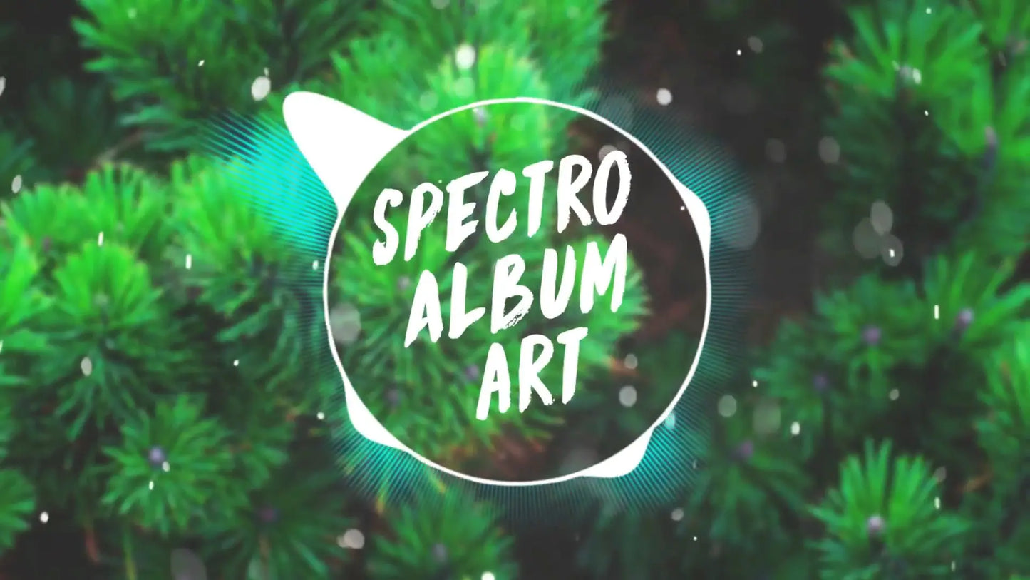I will create stunning audio spectrum or music visualizer-300 seconds running time