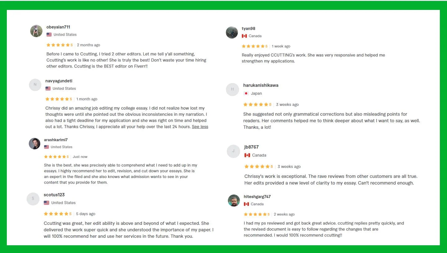 I will proofread and edit your personal statement or college admissions essay (upto 10000 words)