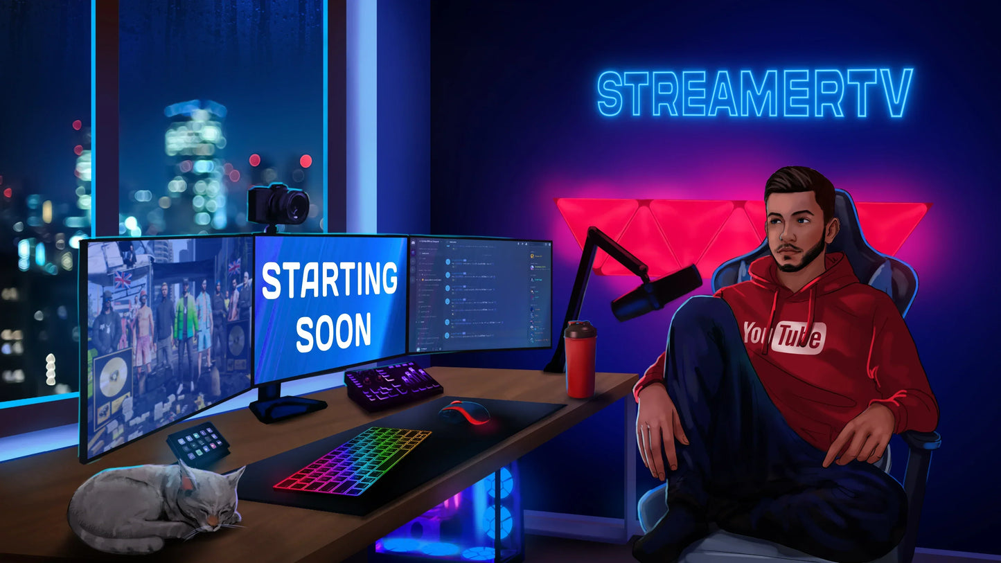 I will create loop animations for streamers brb starting soon