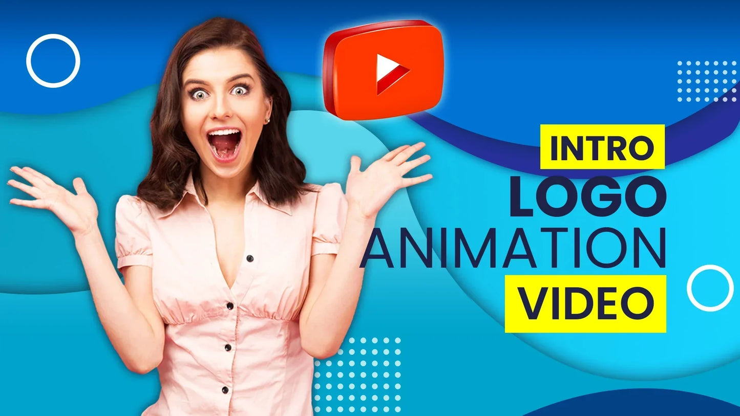 I will do logo animation video or youtube intro or outro video-Basic