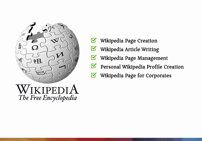 You will get a fully written and formatted Wikipedia page
