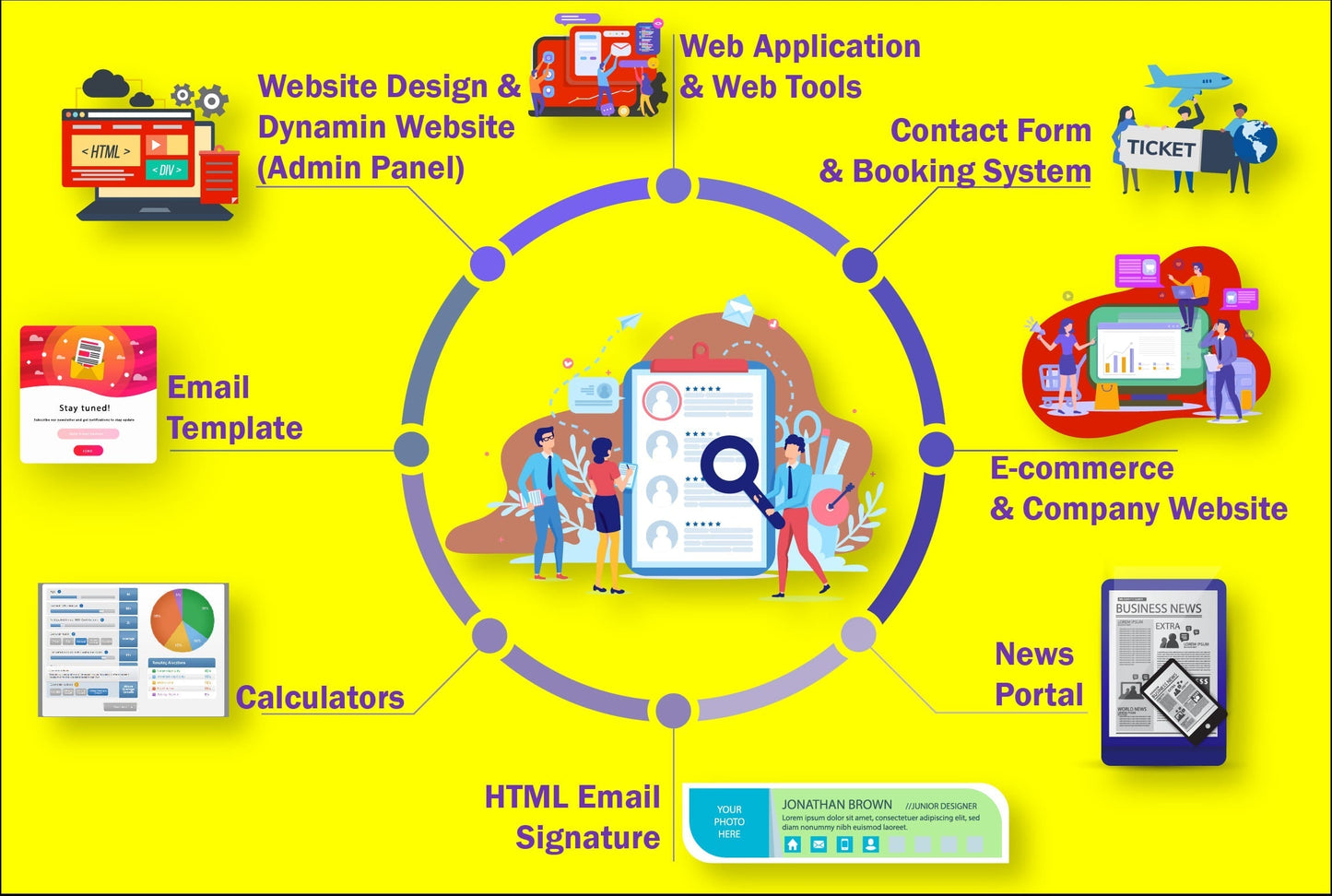 I will make web app or web application or website for you (1 page)