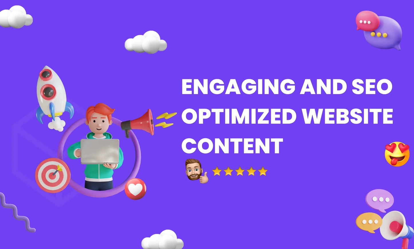 I will write engaging and SEO optimized website content upto 500 words