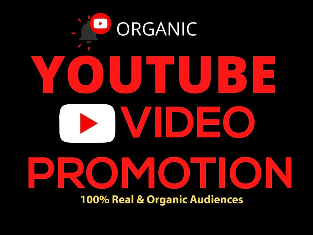 I will do youtube promotion to complete channel monetization organically (1k audiences)