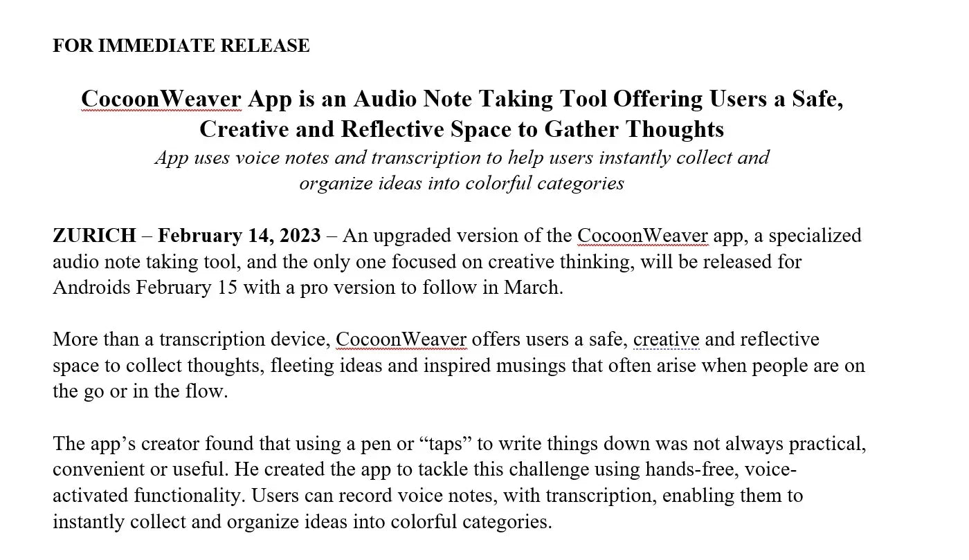 I will create an amazing press release for you (300+ word press release)