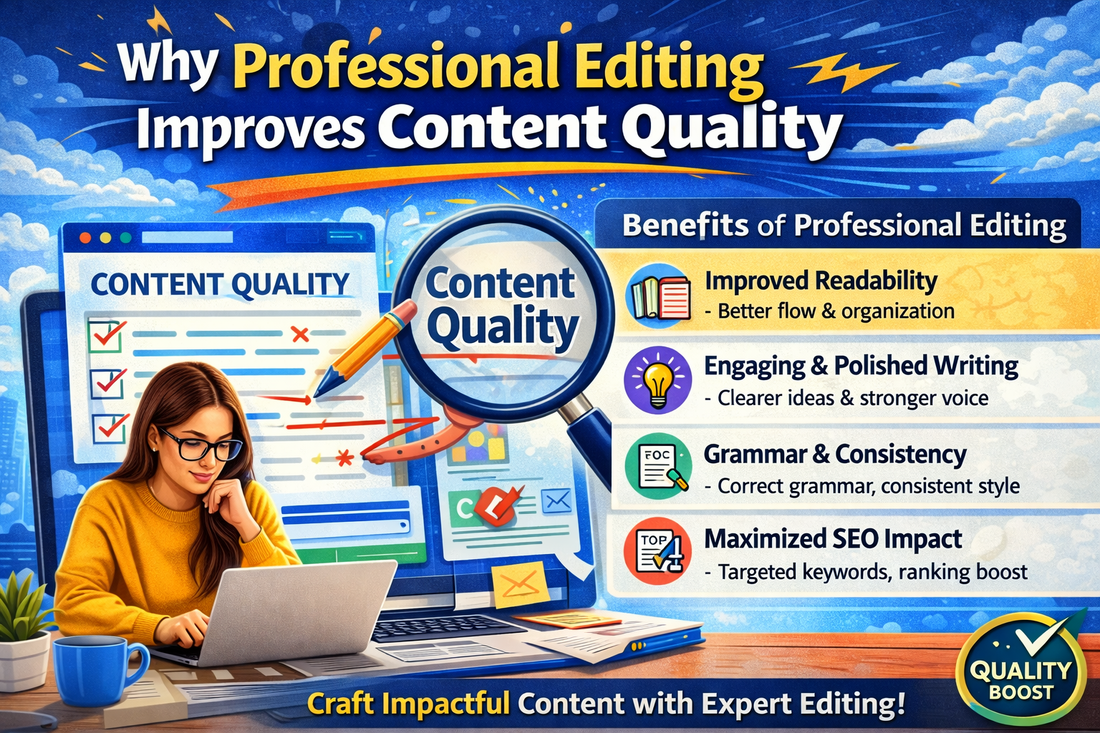 Why Professional Editing Improves Content Quality