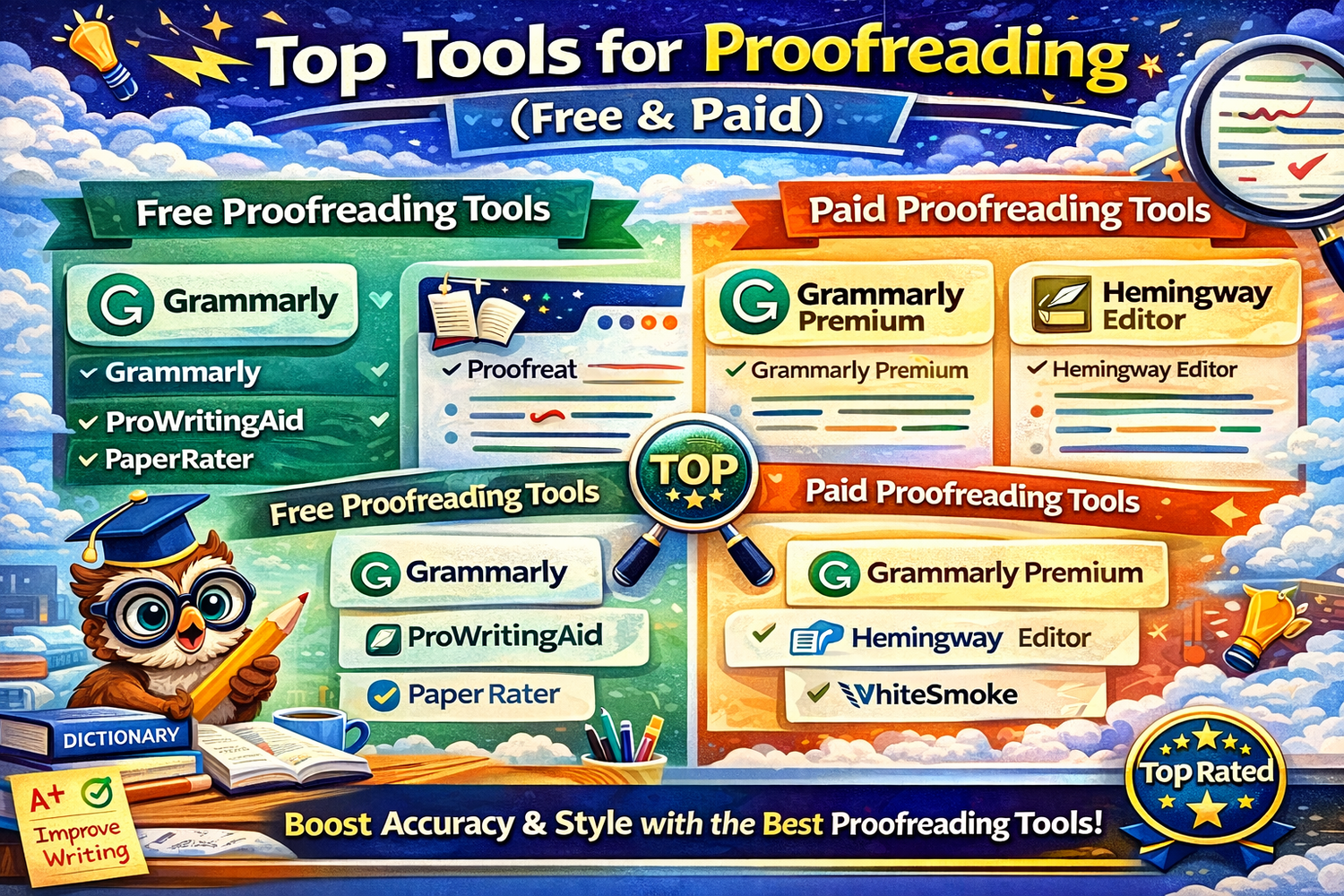 Top Tools for Proofreading (Free & Paid)
