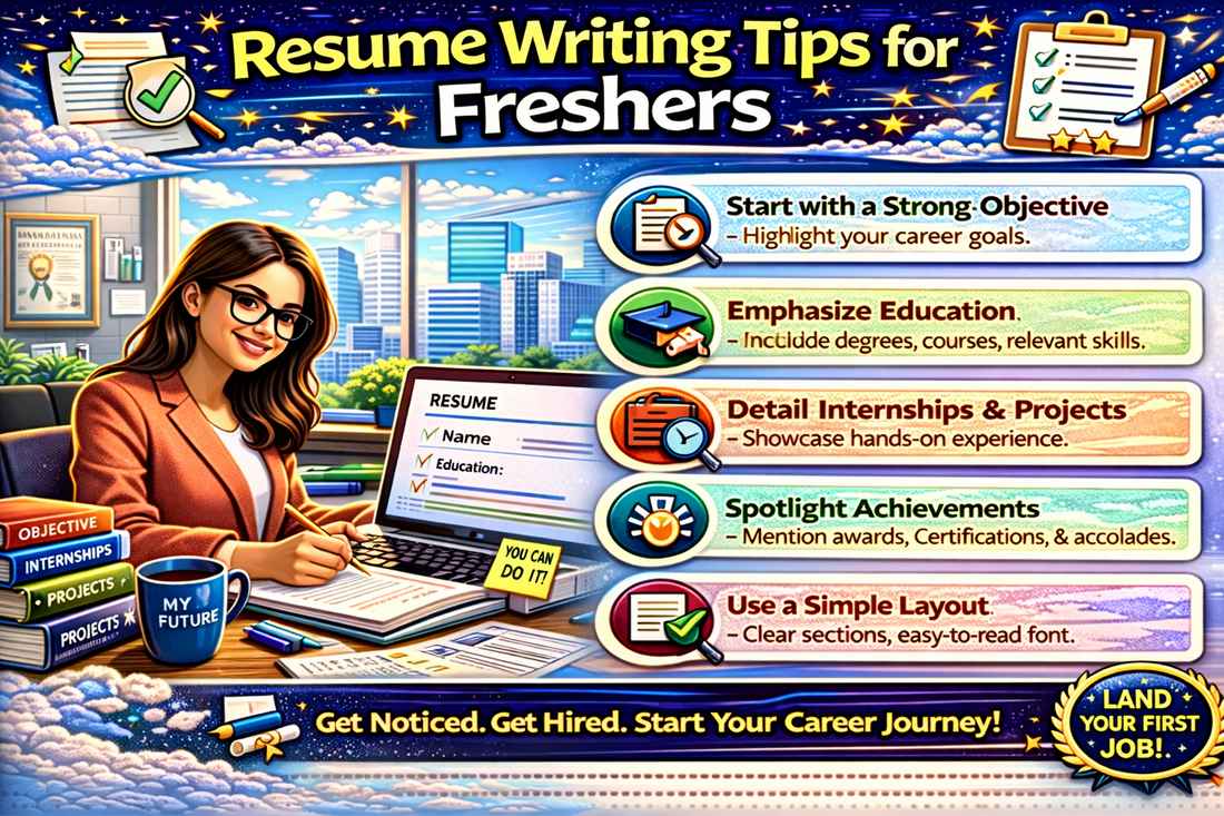 Resume Writing Tips for Freshers