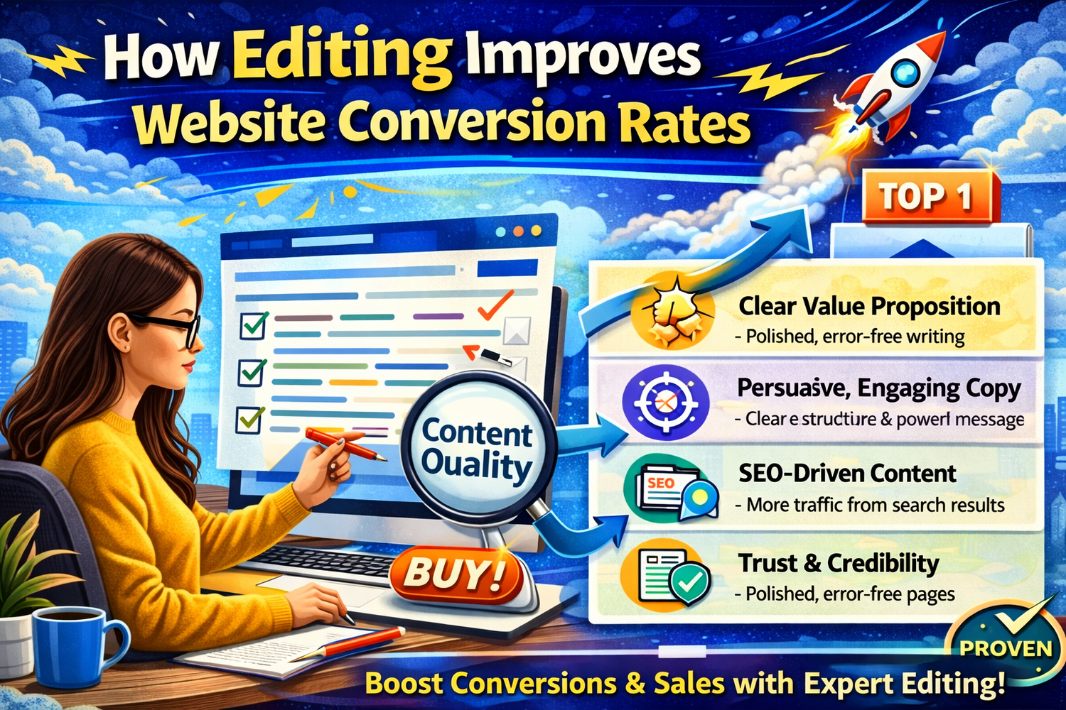 How Editing Improves Website Conversion Rates