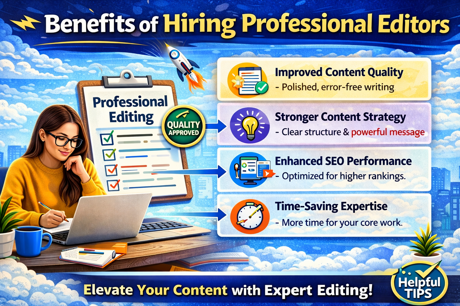 Benefits of Hiring Professional Editors