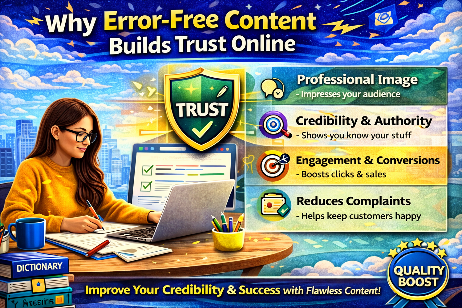 Why Error-Free Content Builds Trust Online