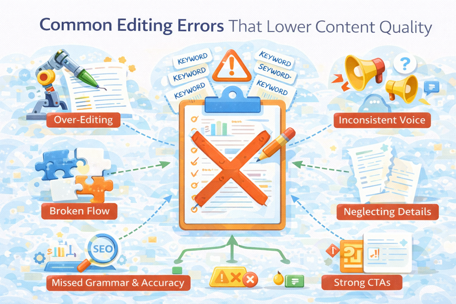 Common Editing Errors That Lower Content Quality