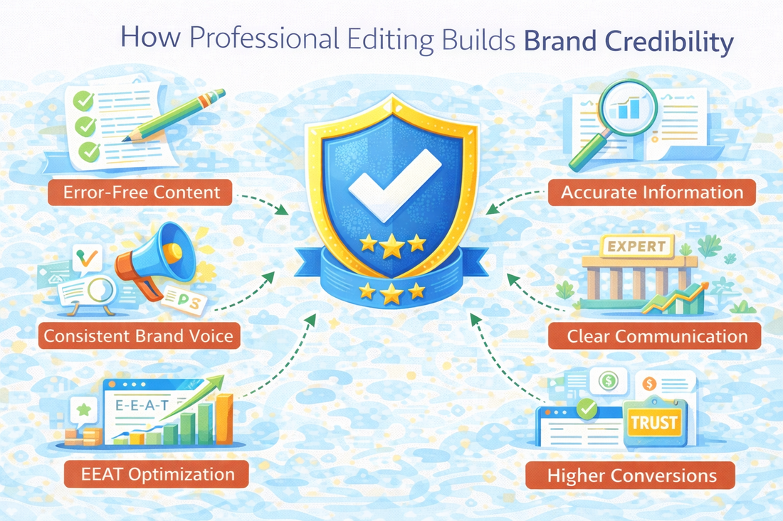 How Professional Editing Builds Brand Credibility