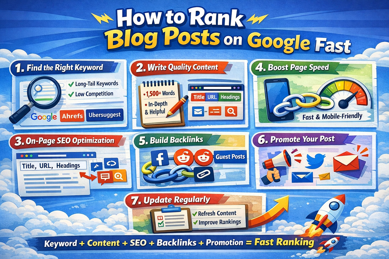 How to Rank Blog Posts on Google Fast