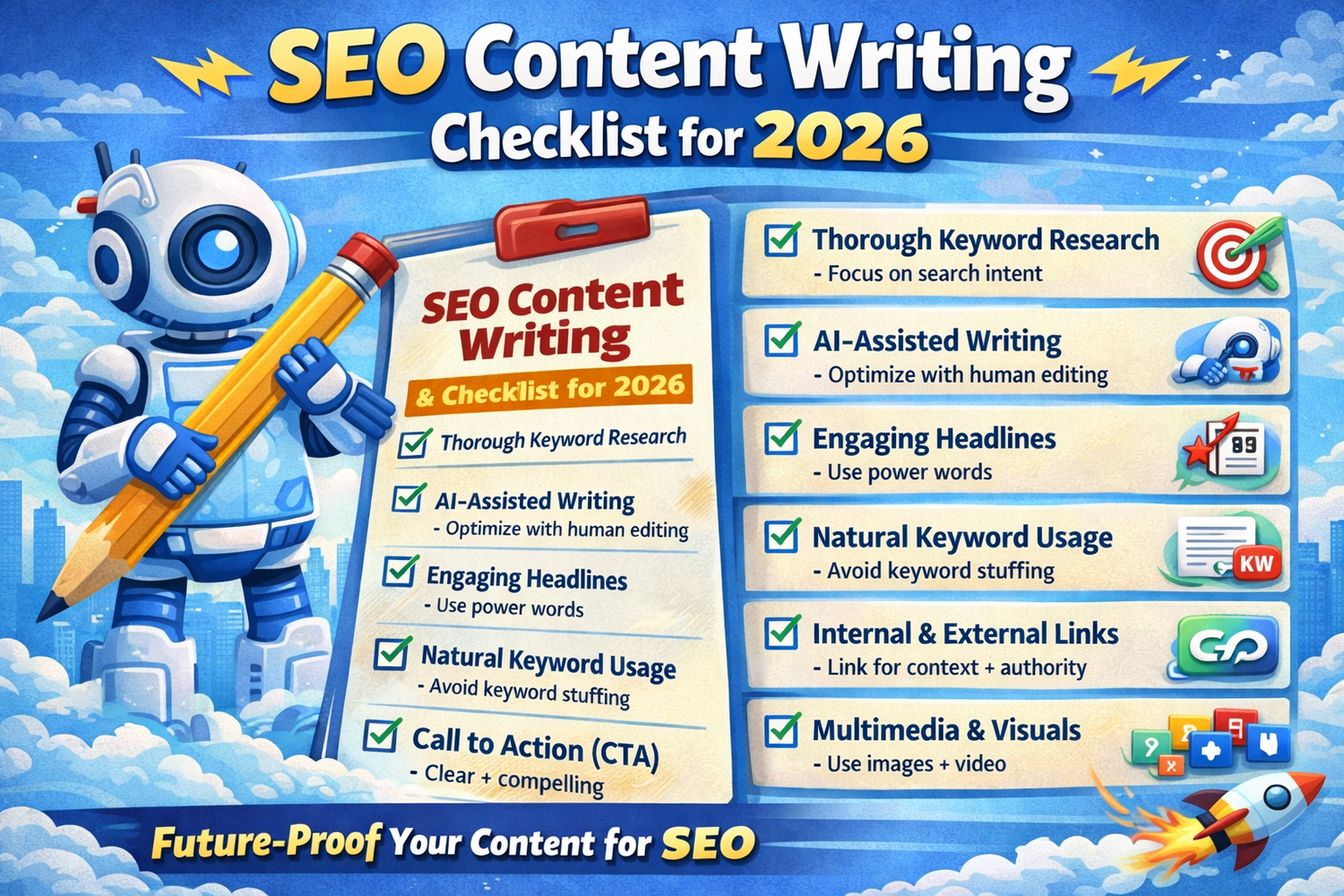 SEO Content Writing Checklist for 2026