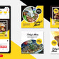 I will design instagram, facebook posts and banner ads(5 Designs)