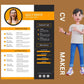 I will design clean, minimal and professional cv or resume