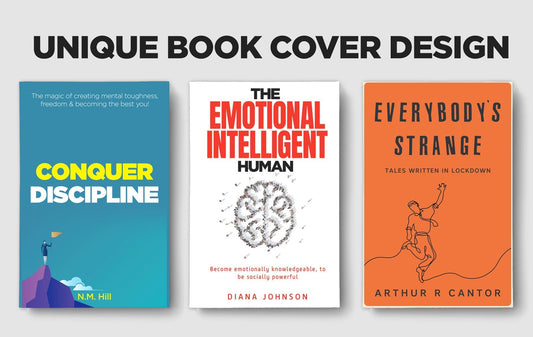 I will design a minimalist book cover or ebook cover, kdp cover