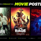 I will design a professional movie poster