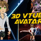 I will create animation with your 3d character-No rigging