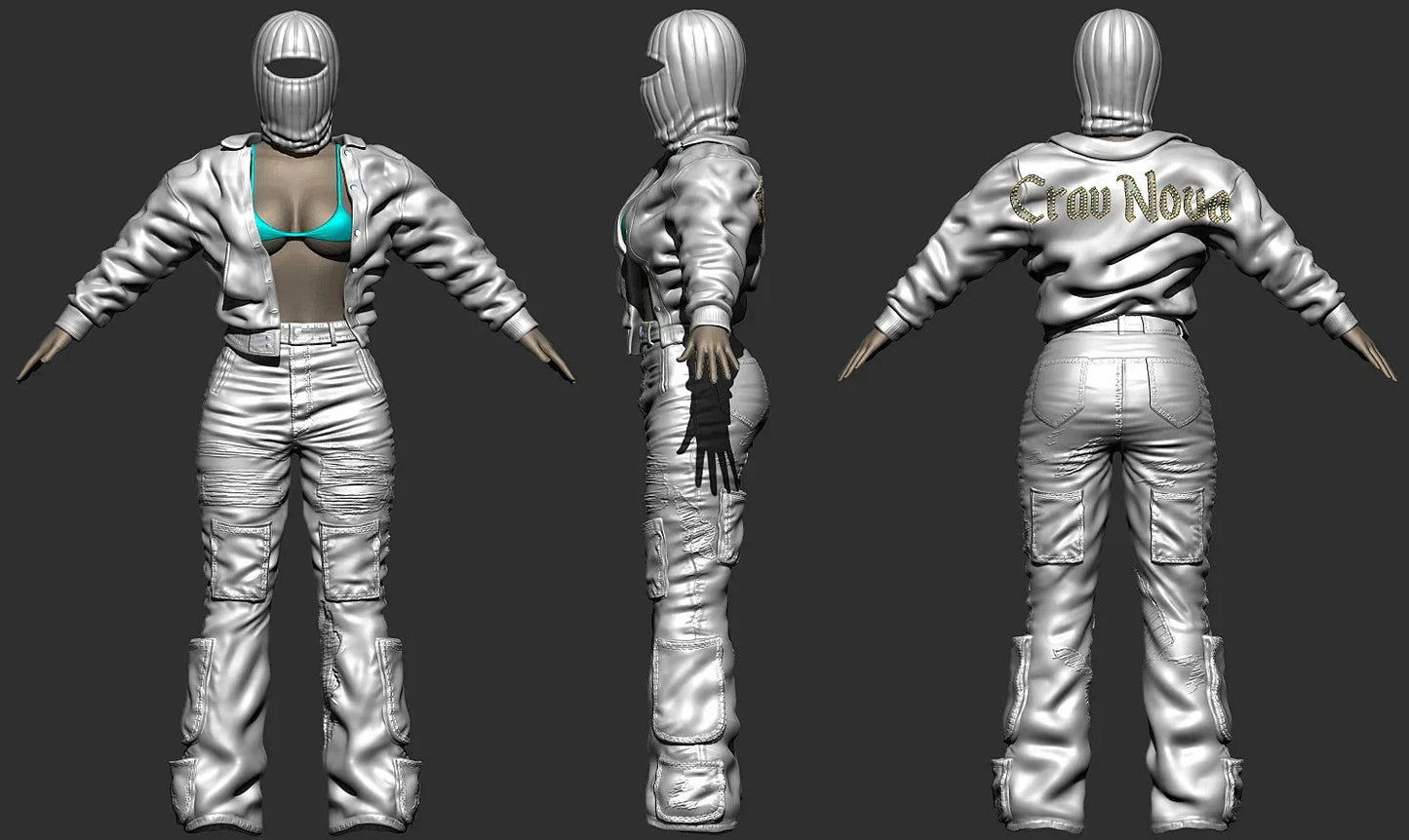 I will make your 3d clothing shoes for sansar, second life and sims