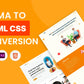 I will convert figma to HTML CSS using bootstrap or tailwind (1 page)