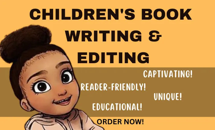 I will ghostwrite or edit engaging, moral children book, kid story book writing, writer (upto 1000 words)
