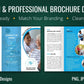 I will design a clean professional trifold or bifold brochure