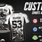 I will do custom jersey design or sublimation design
