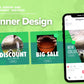 I will create an eye catching banner design