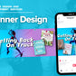 I will create an eye catching banner design