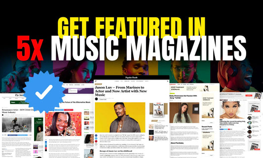 I will publish you in 5 music magazines (Staff Written (300 words/each))