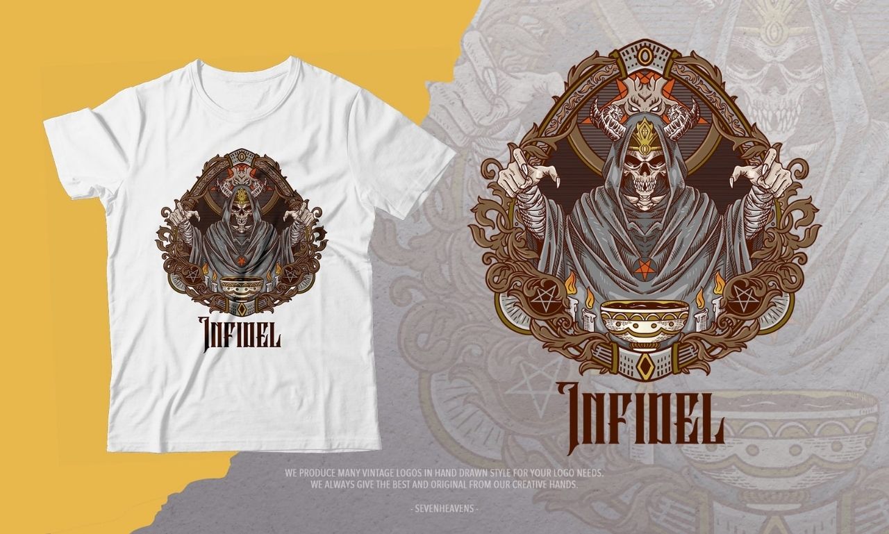 I will do tshirt design for brand or band