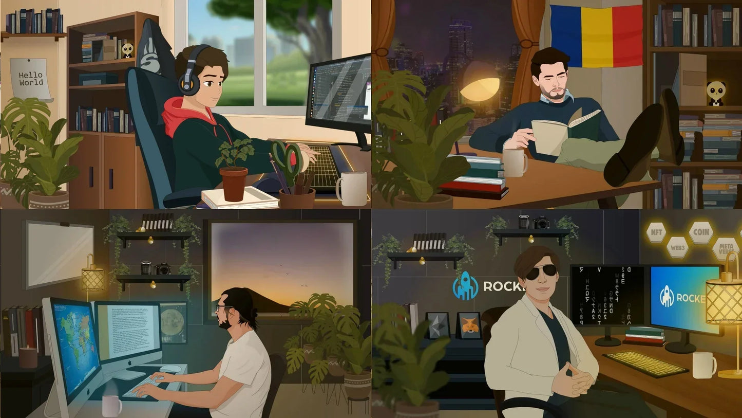 I will create lofi loop animation illustration and animated gif