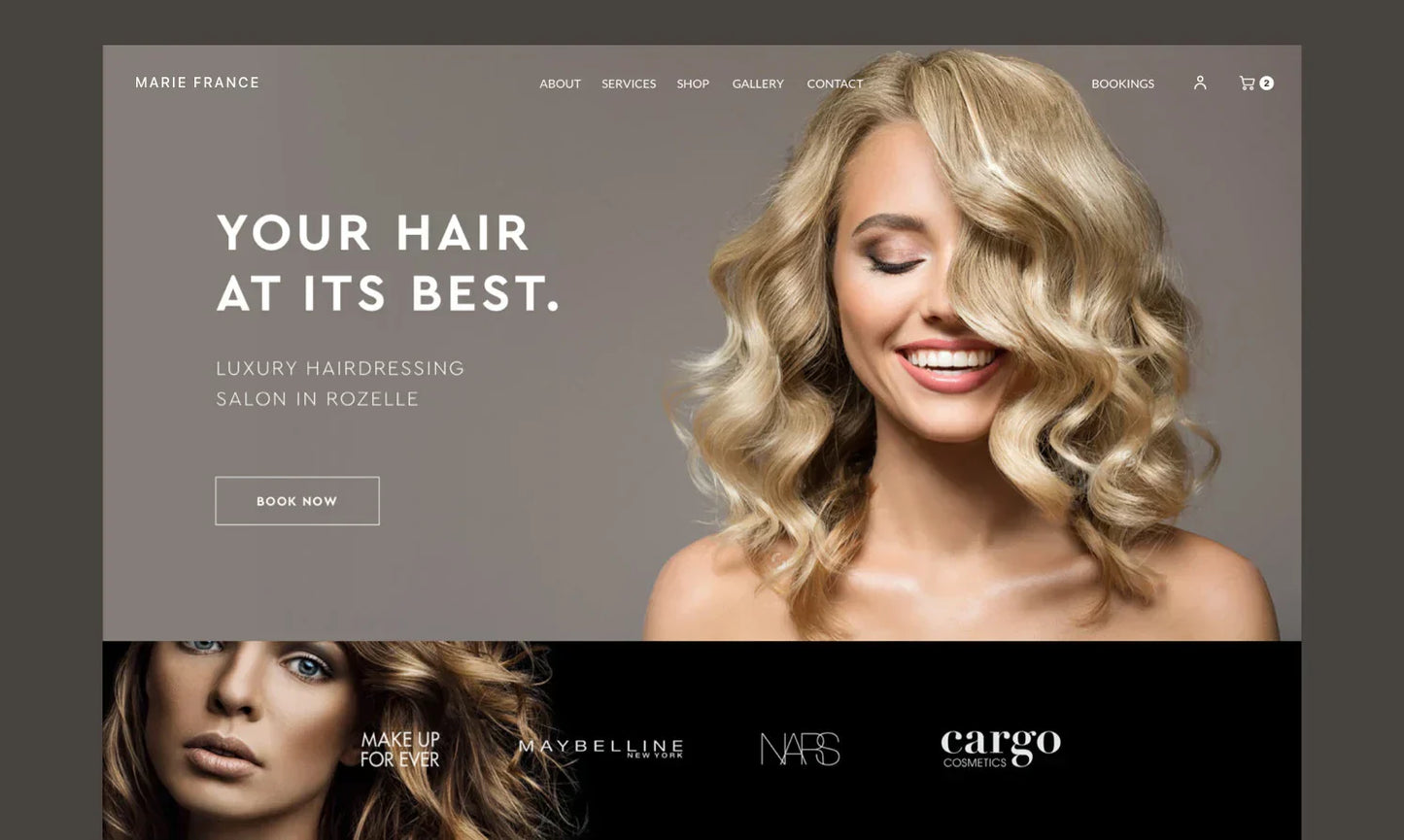 I will create luxury and premium website - 1 page
