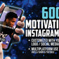 I will create motivational reels youtube shorts tiktok-1 video(70 versions)
