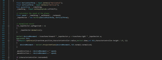 I will code a c sharp script in unity