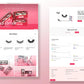 I will design or redesign a responsive wix website or shopify website (1 page)