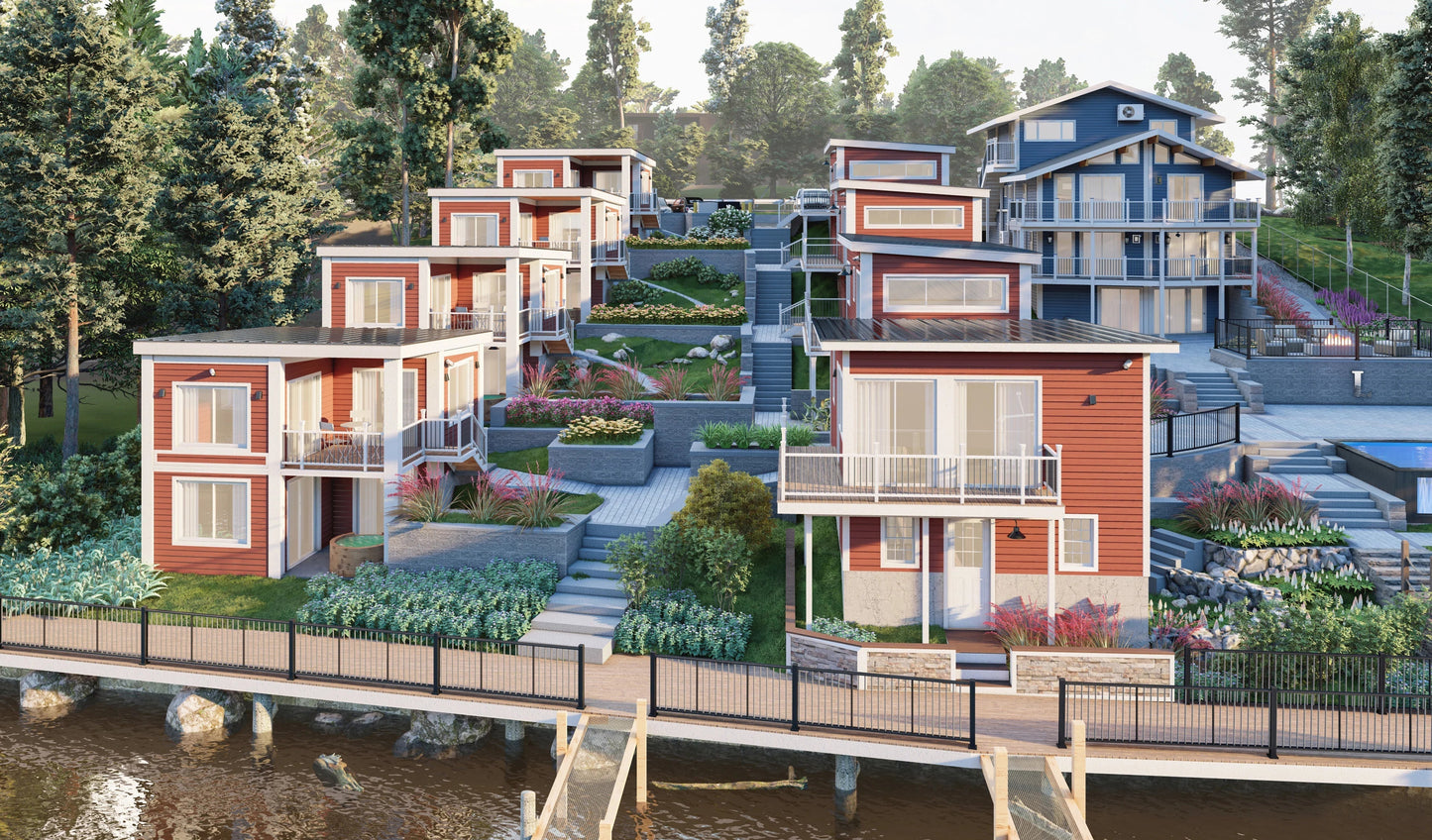 I will create a realistic 3d exterior rendering