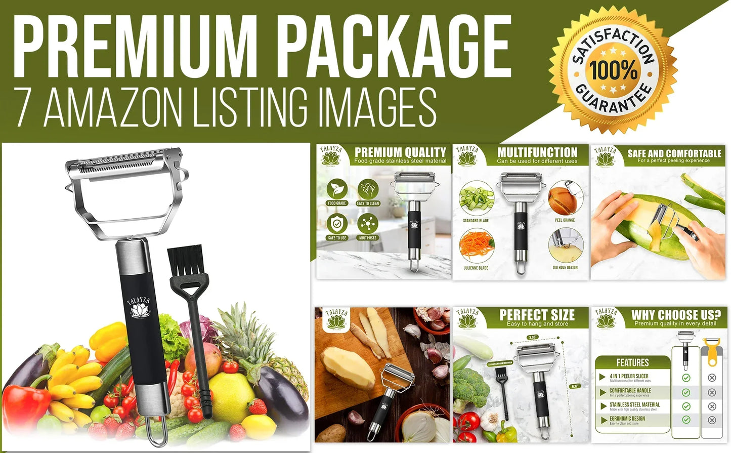 I will design professional amazon product listing images