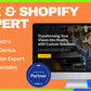 I will design or redesign a responsive wix website or shopify website (1 page)