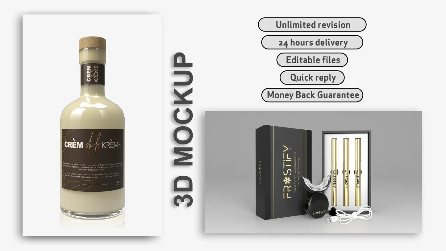 I will do 3d product modeling and realistic rendering