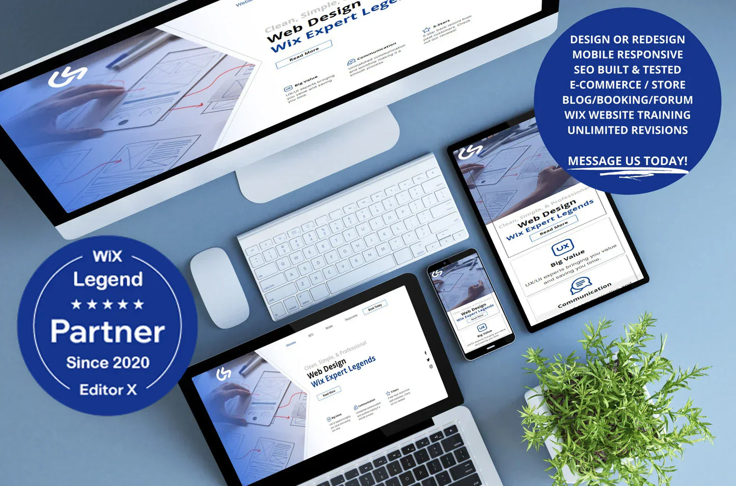 I will build your professional wix website with unlimited revisions (1 page)