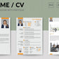 I will do executive resume professional custom template design