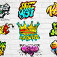 I will do a graffiti art logo for your brand, business, or company