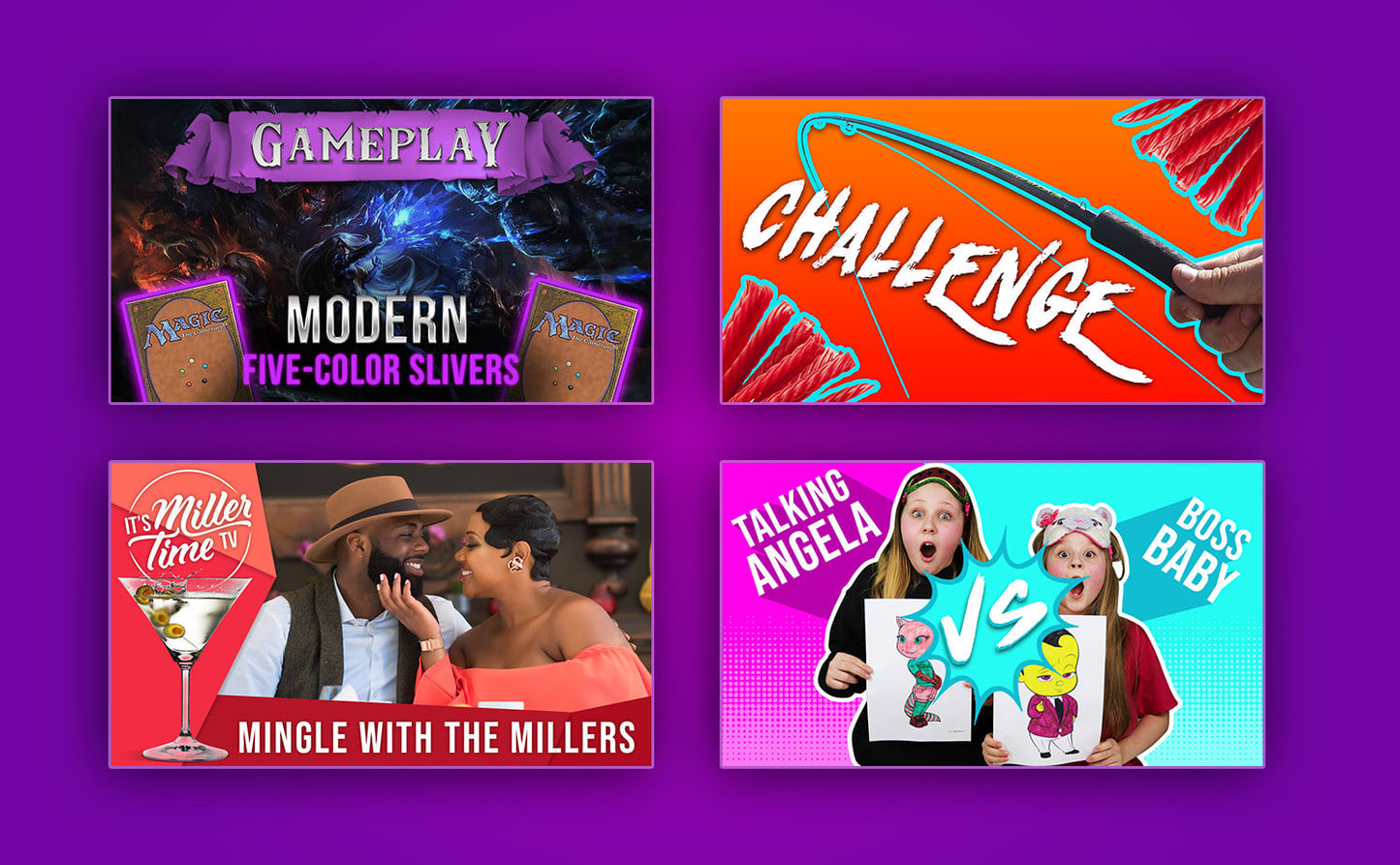 I will design a professional thumbnail for your youtube video