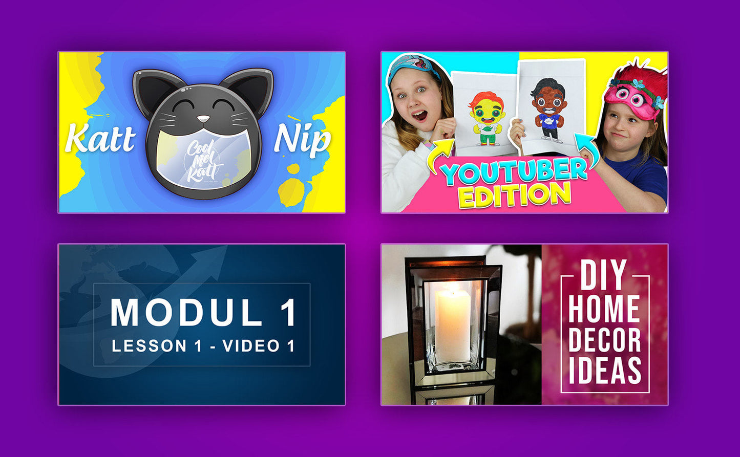 I will design a professional thumbnail for your youtube video